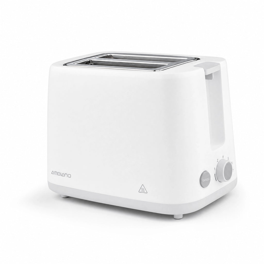 Tostadora 2 Ranuras Ambiano | Blanca 820-980W