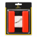 Carp Spirit Buoy Line Holder con soporte rojo, cordón blanco y mosquetón
