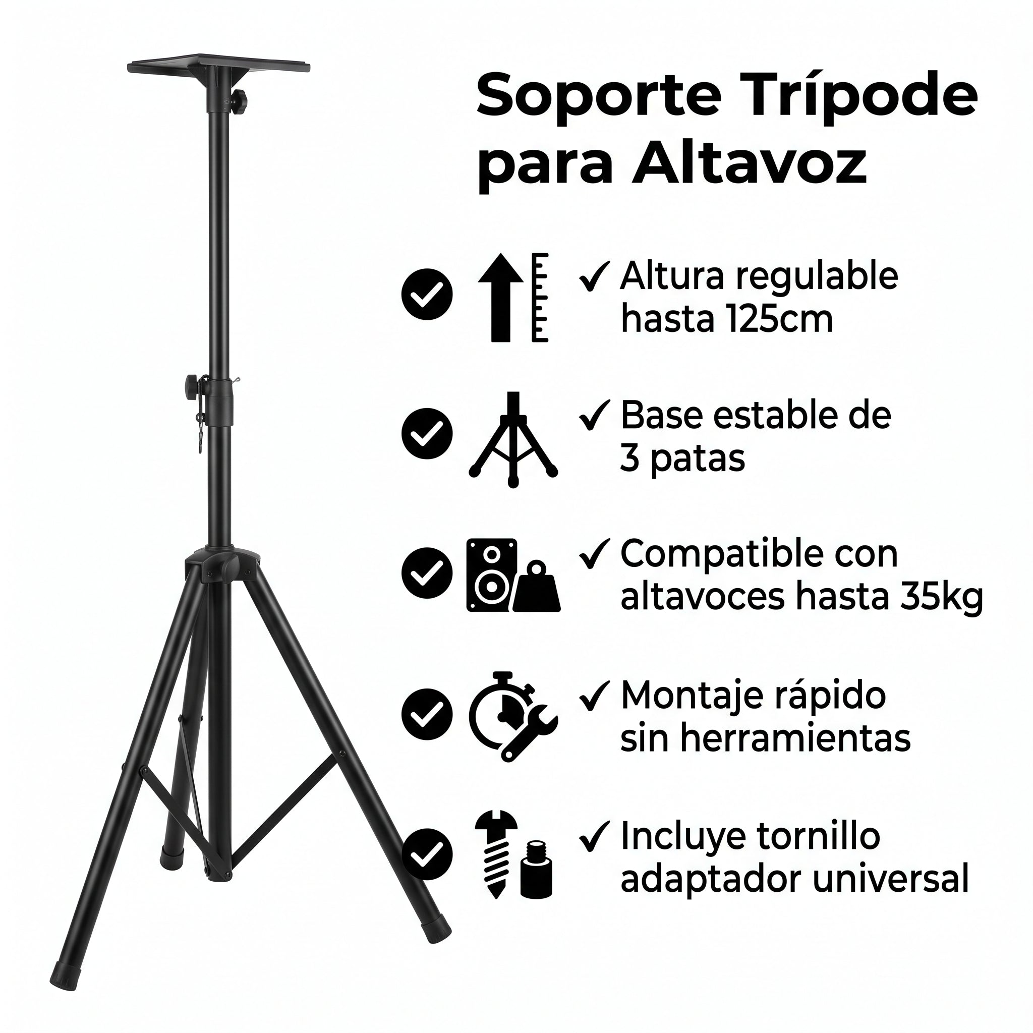 Soporte Trípode para Altavoz