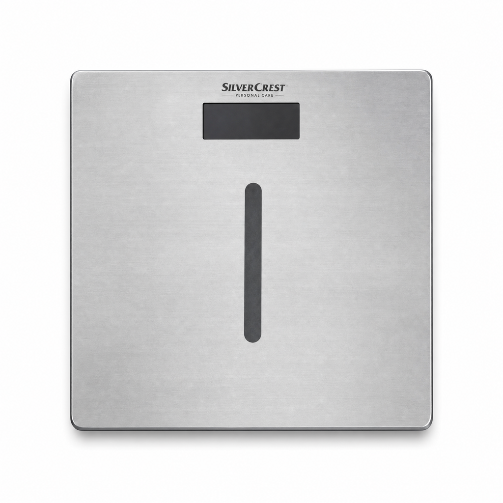 SilverCrest Báscula de baño de acero inoxidable