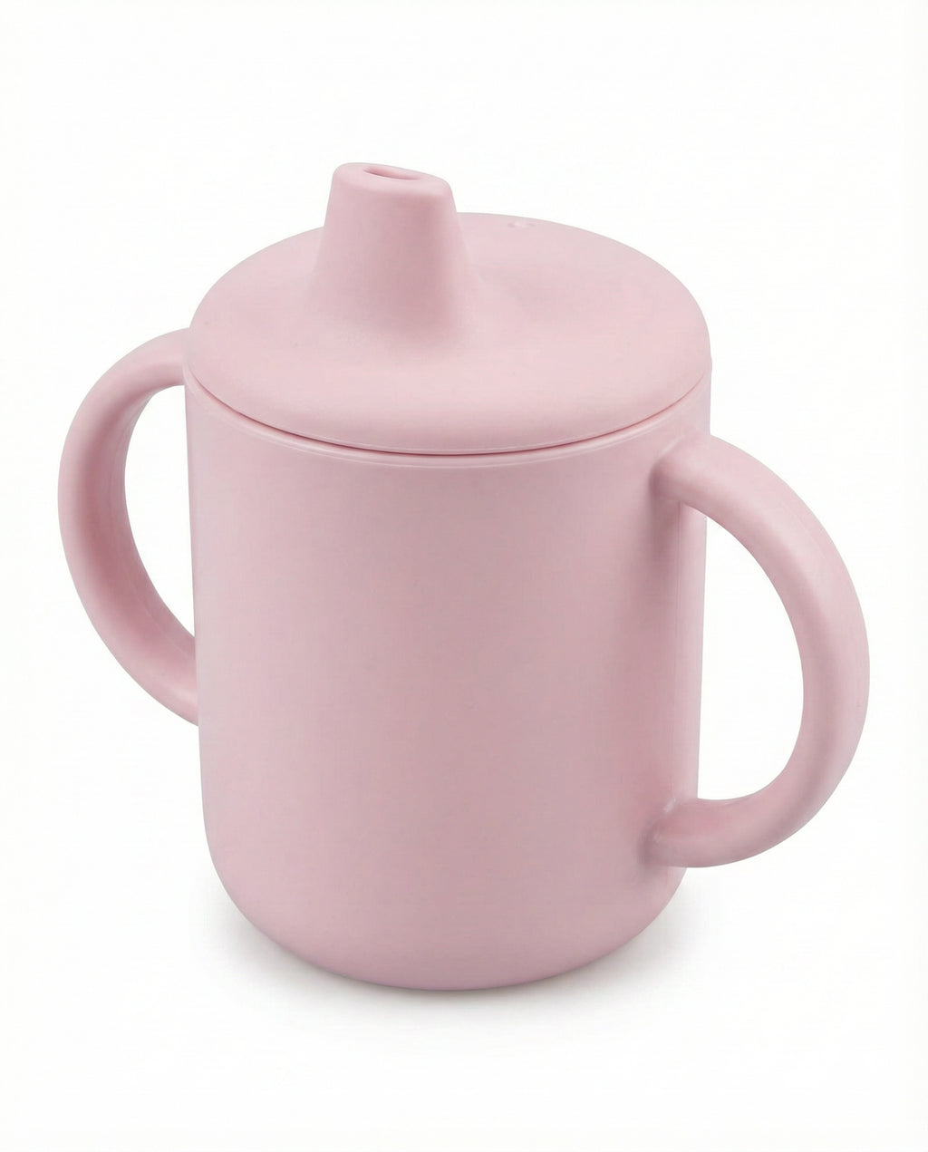 Taza Aprendizaje Bebé Crofton Rosa con Tapa y Asas