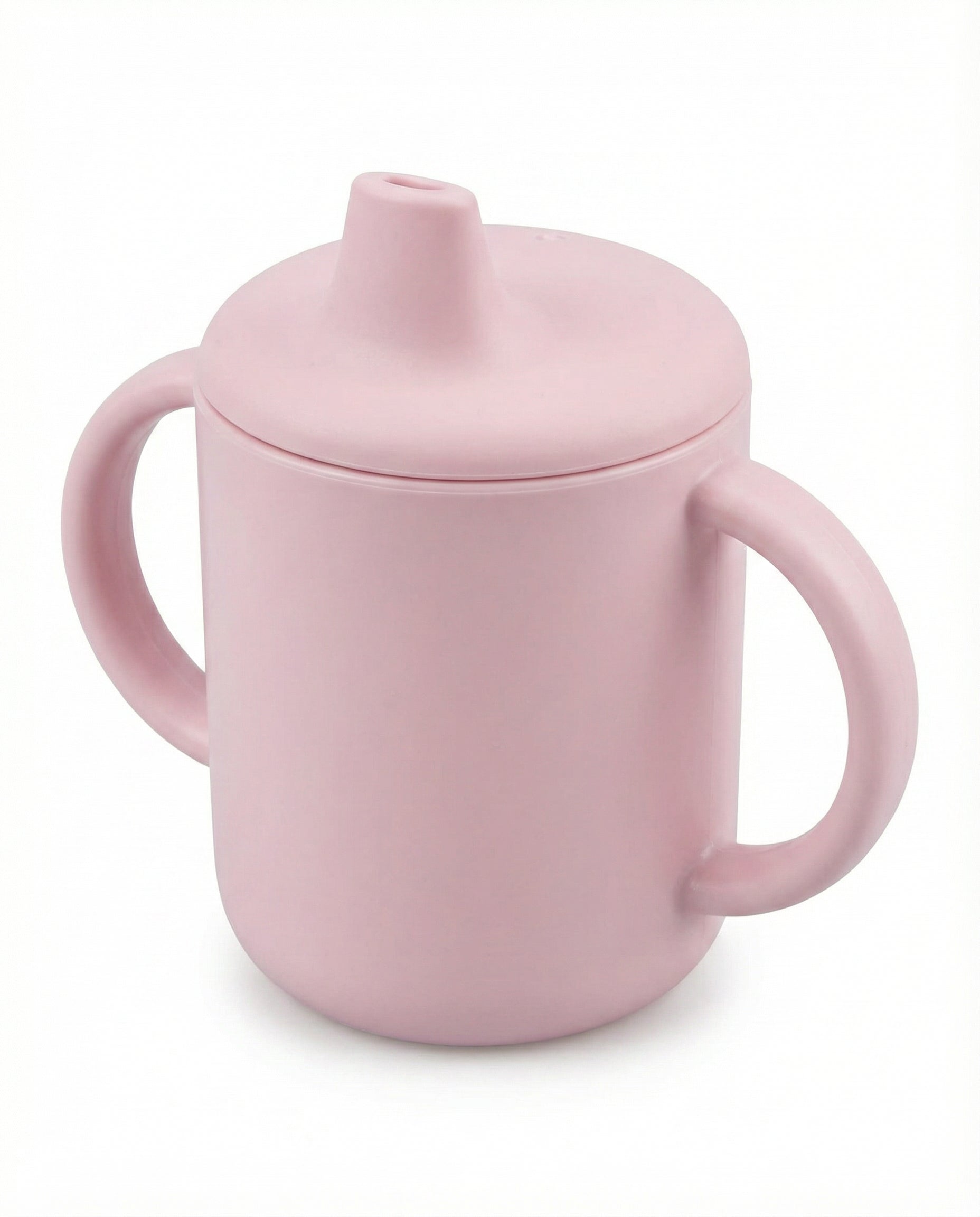 Taza Aprendizaje Bebé Crofton Rosa con Tapa y Asas
