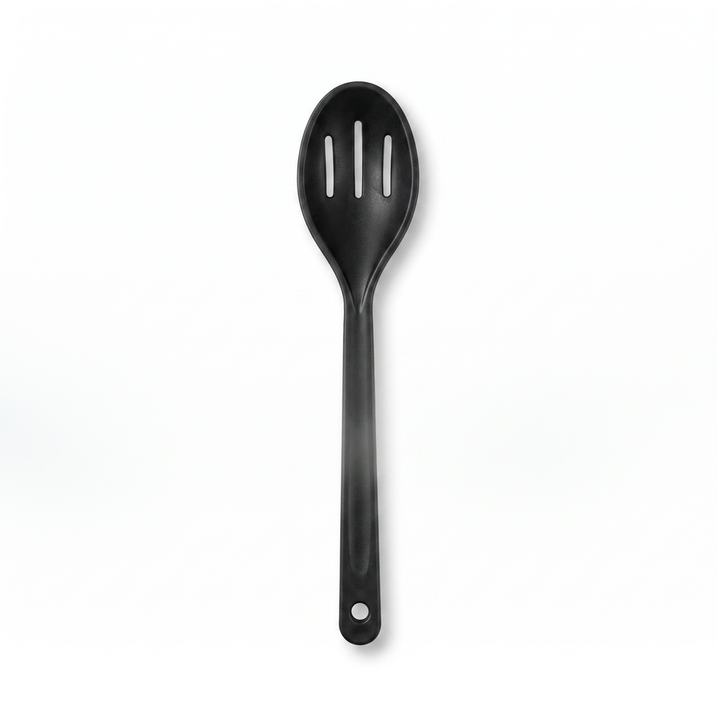 Ernesto Cuchara Ranurada de Cocina Negra 29 cm