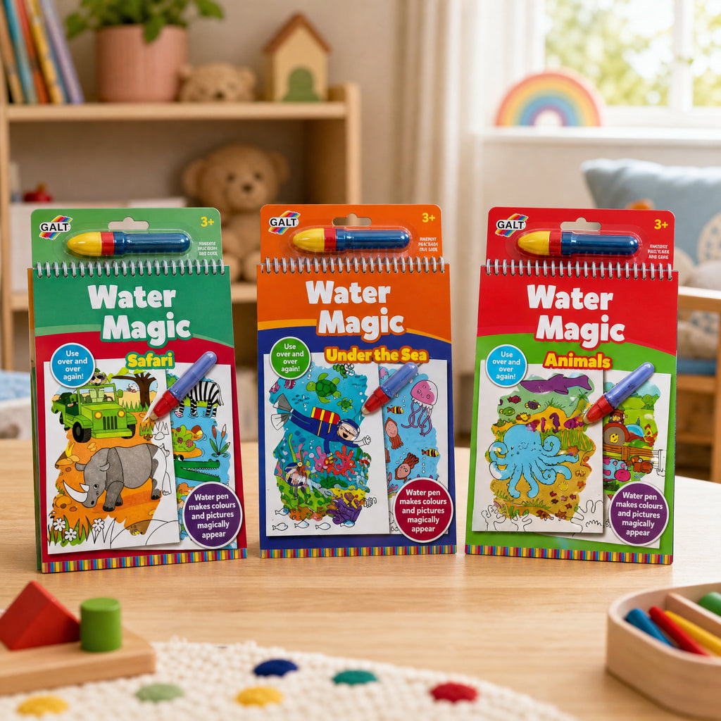 Galt Cuaderno Water Magic espiral con rotulador de agua, varios modelos