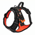 Arnés para Perro MR Martin Rütter — Negro/Naranja Dog Collection 3.0