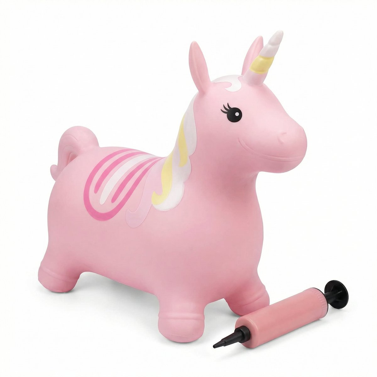 Animal Saltarín Unicornio Hinchable Rosa - Playland