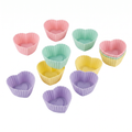Ernesto Pack de 12 Moldes de Silicona Corazón para Magdalenas