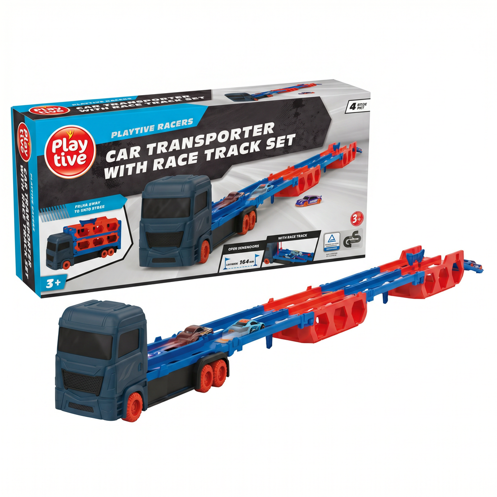 Camión Transportador con Pista Playtive Racers