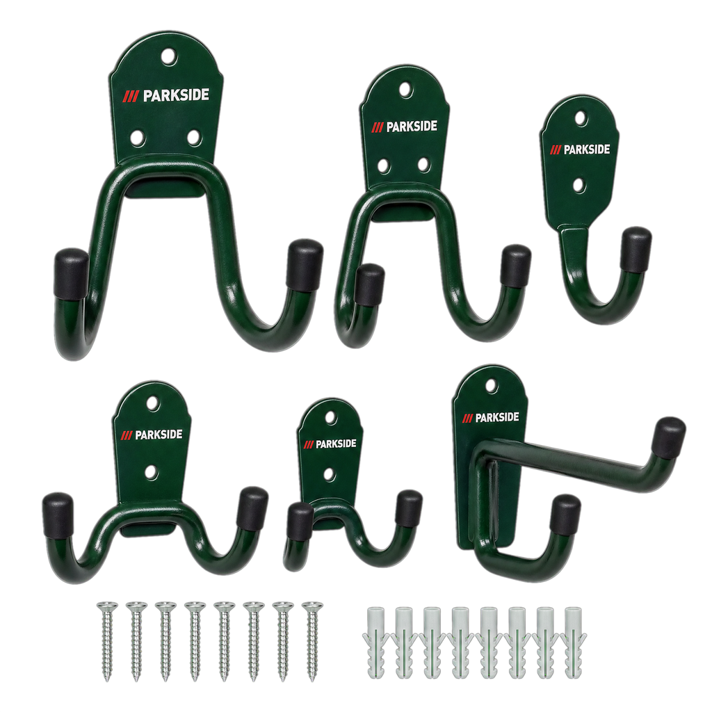 Parkside Hook Set Ganchos Pared Pack 2