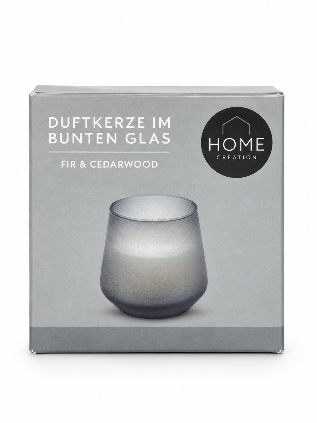 Home Creation vela aromática Fir & Cedarwood en vaso de vidrio · portada