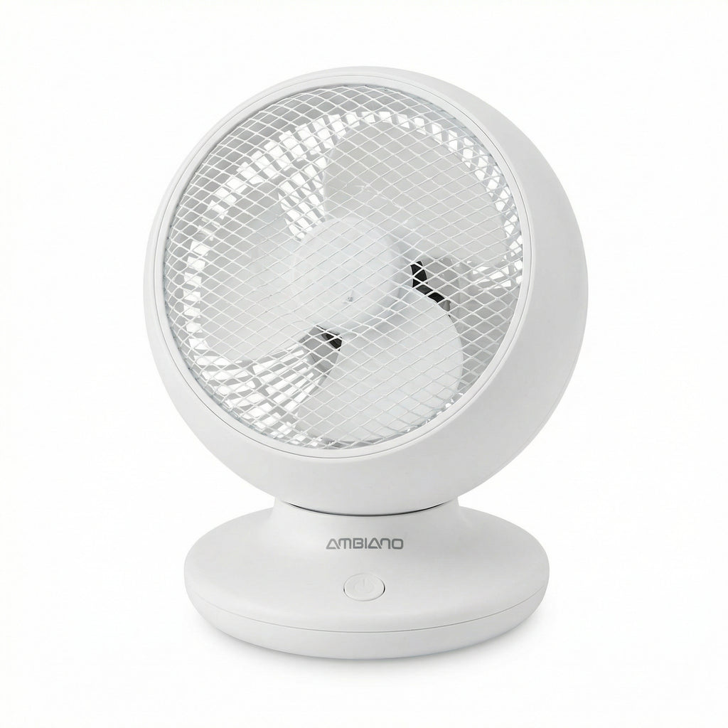 Ventilador de Mesa Esférico con Oscilación Multidireccional 3 Modos | Ambiano