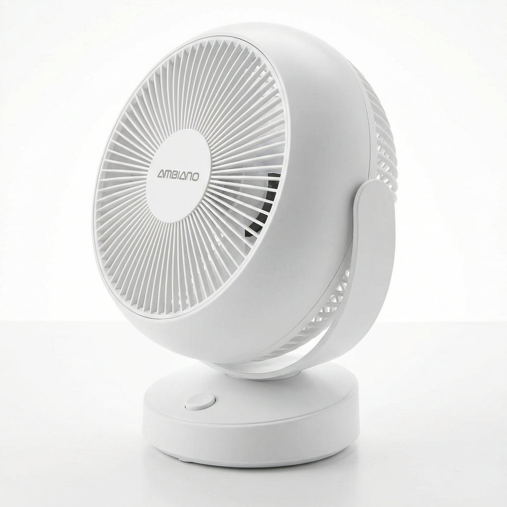 Ventilador de Mesa Esférico con Oscilación Multidireccional 3 Modos | Ambiano