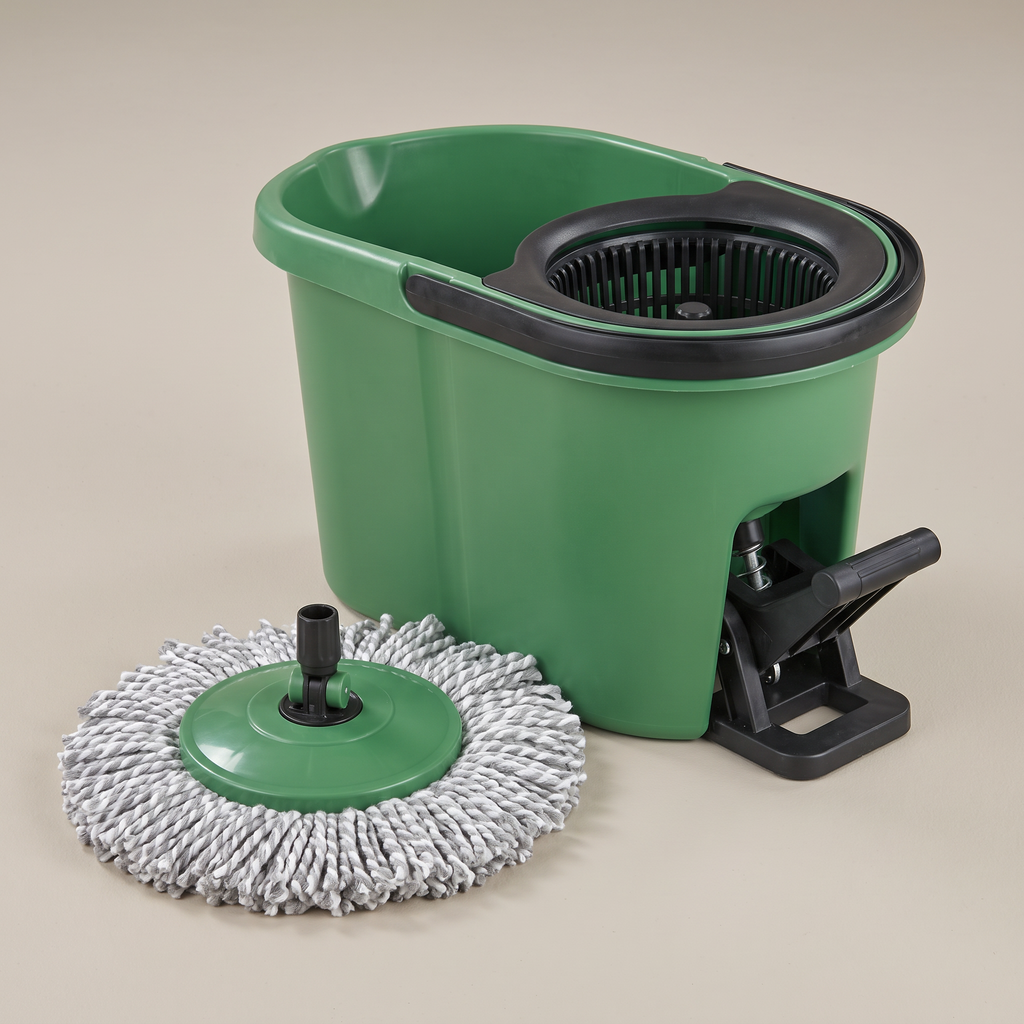 CLEANmaxx Power-Wischmopp con Cubo de 8 L