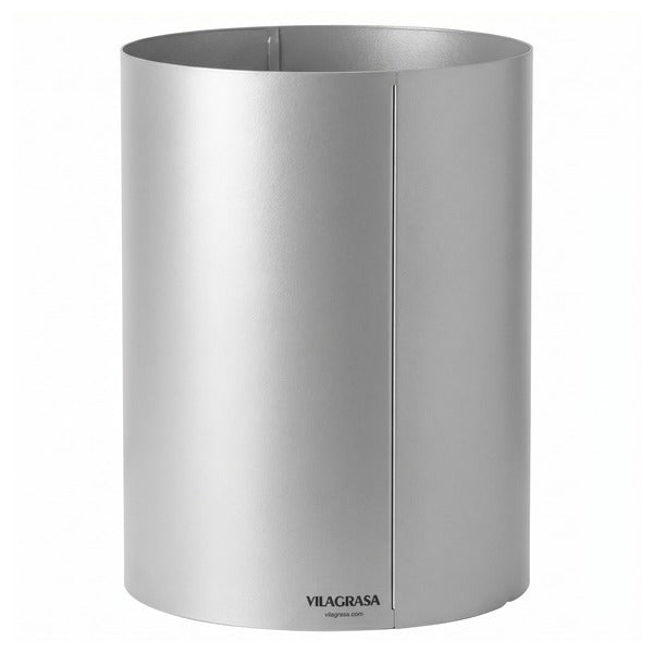 Papelera de Oficina Vilagrasa Office Link-3 — Gris Aluminio Ø24,5cm