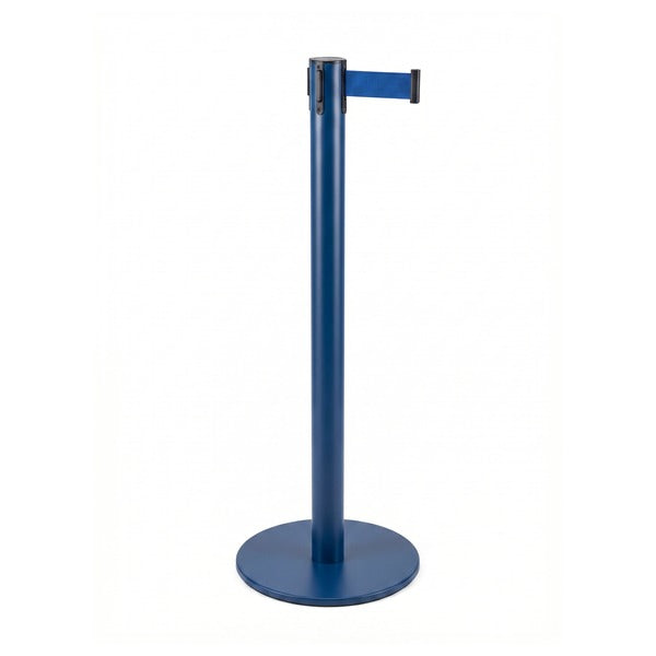 Poste Direccionador de Filas Vilagrasa BAS-3002 — Cinta Extensible 3m Azul