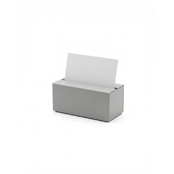 Portatarjetas Vilagrasa Office Link-15 — Sobremesa Acero Gris Aluminio RAL 9006