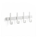 Perchero Vilagrasa KIT-22 — 22 Blanco-Perchero Lineal 4 Perchas Grandes 440X41X43,5