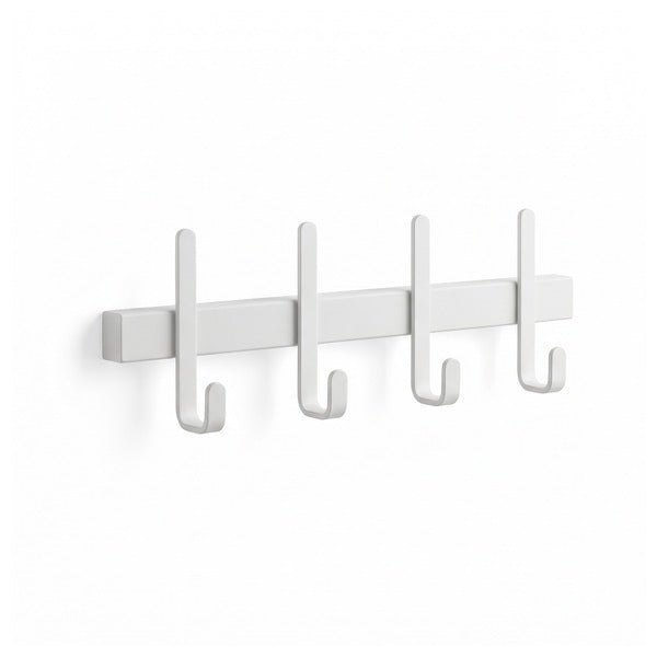 Perchero Vilagrasa KIT-22 — 22 Blanco-Perchero Lineal 4 Perchas Grandes 440X41X43,5