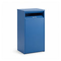 Papelera de Reciclaje Vilagrasa BOX-05 AZUL — 05 Papelera Papel Azul 450X300X870 Mm Cap. 94 L.
