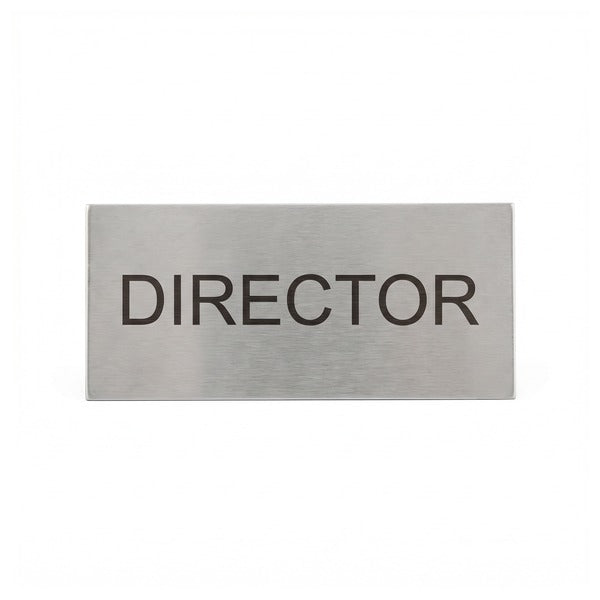 Señalética Vilagrasa INDEX-7 — 7 Inox-"Director" 75X8X155 Mm