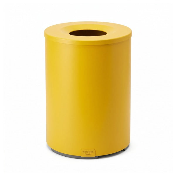 Papelera de Reciclaje Vilagrasa GIRO-01 AMARILLA — 01 Amarilla-Pap.Boca Supe