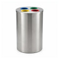 Papelera de Reciclaje Vilagrasa JUPITER-400 — 400 Inox Aisi304-Papelera Ecologica Ø545X850 Mm
