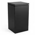 Papelera Exterior Vilagrasa ARTRIA-01 — 4050-77-34 Artria-01 Papelera Negra 540X540X1200 Mm