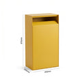 Papelera de Reciclaje Vilagrasa BOX-05 AMARILLO — 05 Papelera Envases Amaril 450X300X870 Mm Cap. 94 L.