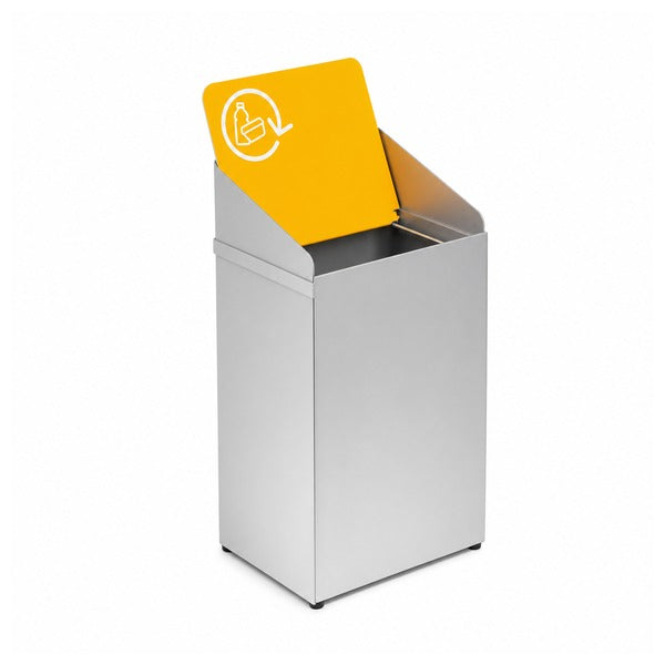 Papelera de Reciclaje Vilagrasa BOX-04 — 04 Papelera Envases Amaril 300X300 Mm Cap. 64 L.