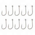 VMC Crystal 9016 NI talla 10, pack de 10 anzuelos sobre fondo blanco