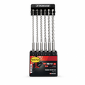 Parkside conjunto de brocas para taladro de percusión con soporte organizador, longitudes variadas