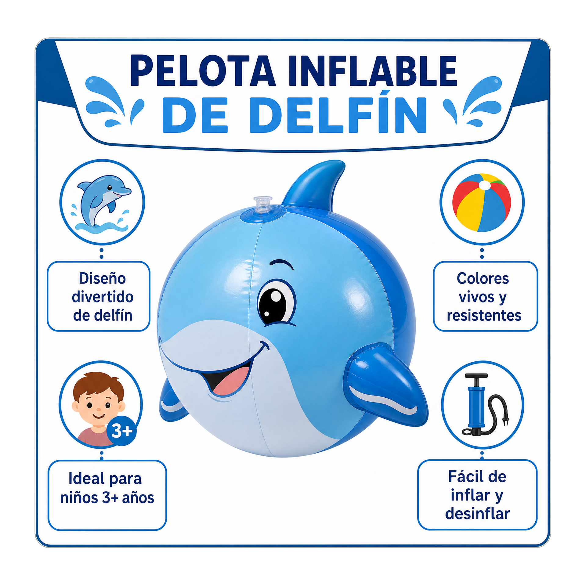 Playtive Junior Pelota Playa Delfin