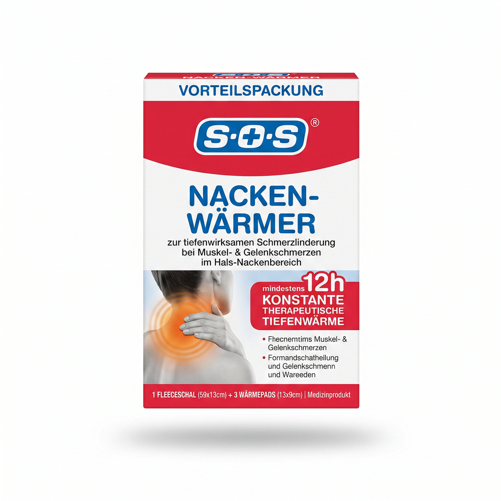 Parches Térmicos Cuello SOS — Pack Ahorro Faja + 3 Parches