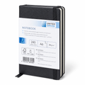 United Office pack de 2 libretas A6 tapa dura cierre elástico 240 páginas cinta marcapáginas