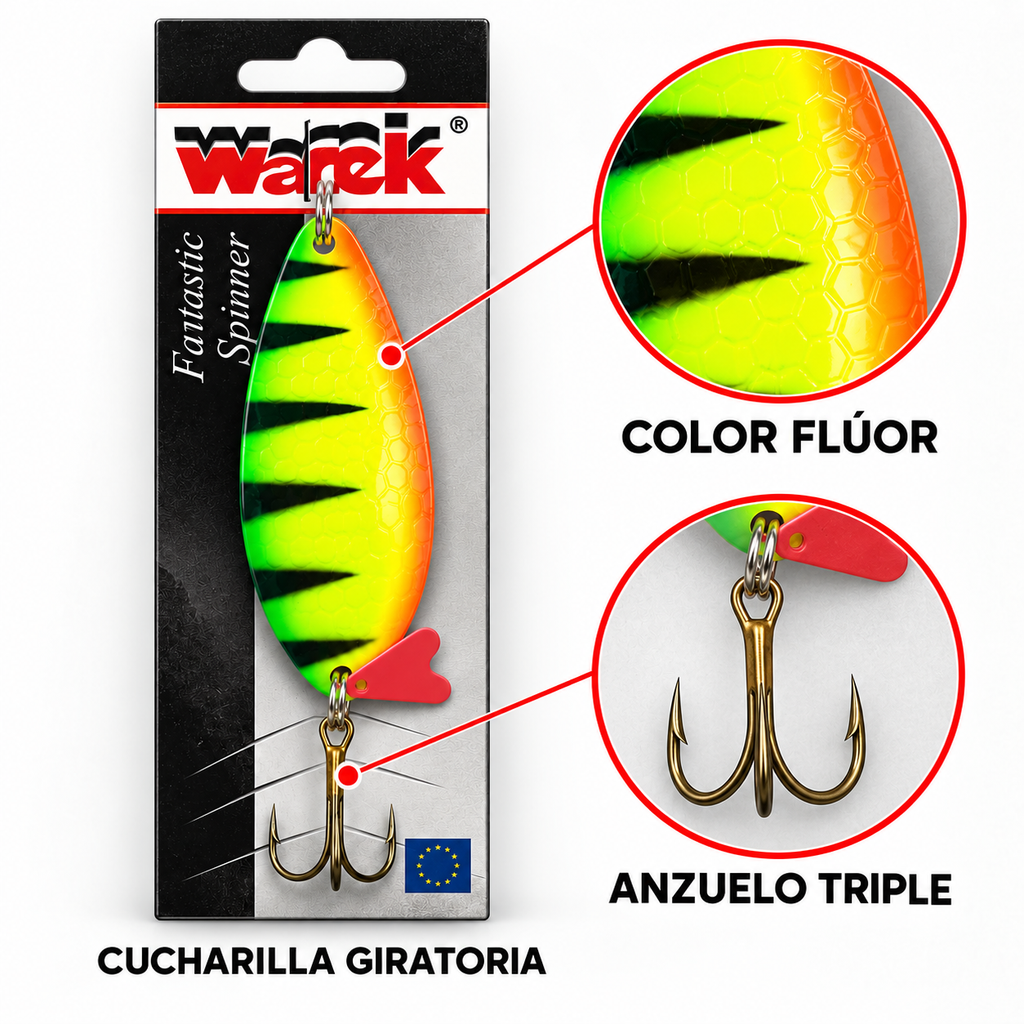 Características de la cucharilla Warak Fantastic Spinner