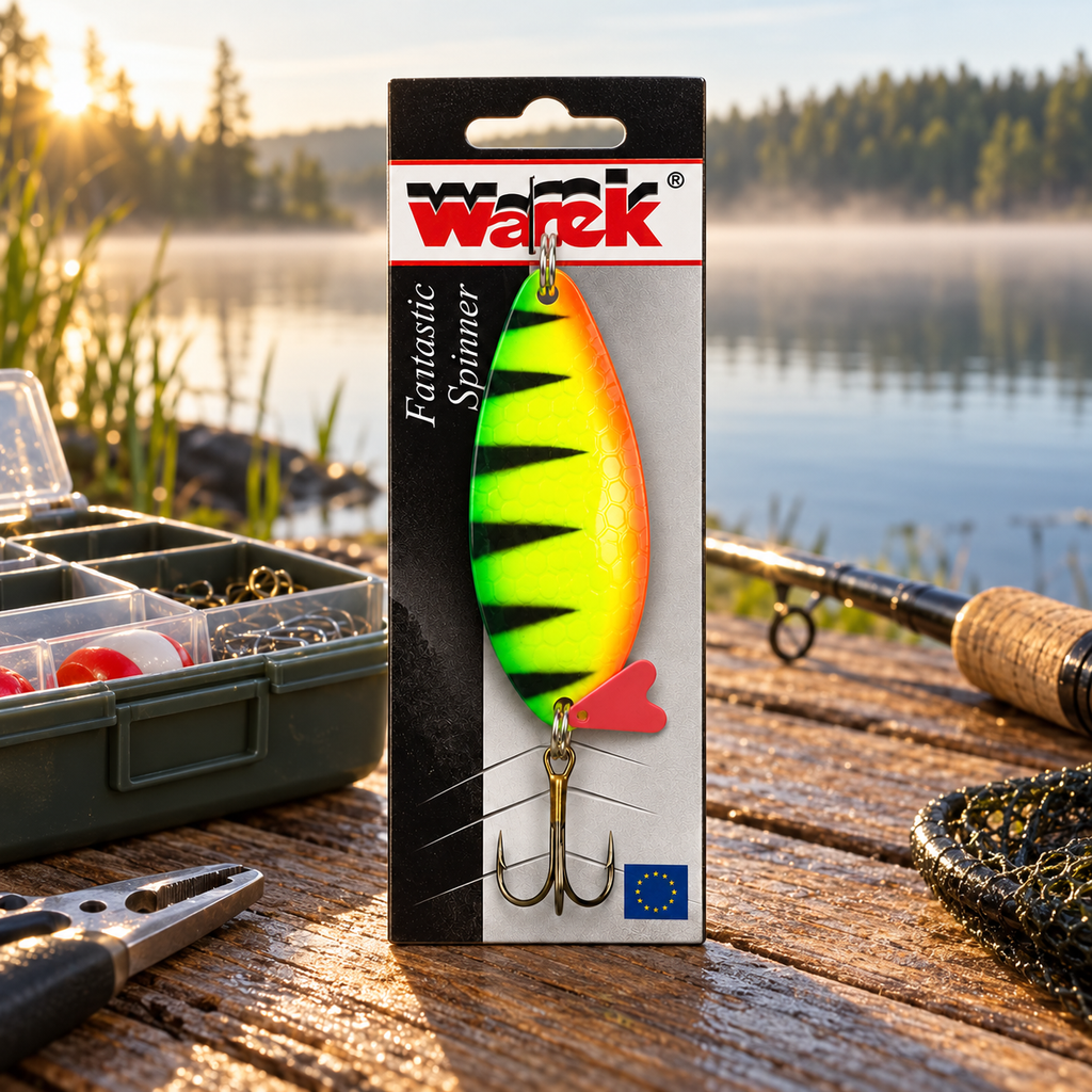 Cucharilla Warak Fantastic Spinner en entorno de pesca