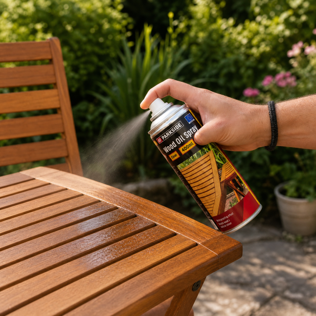 Parkside Wood Oil Spray Aceite Protector Madera