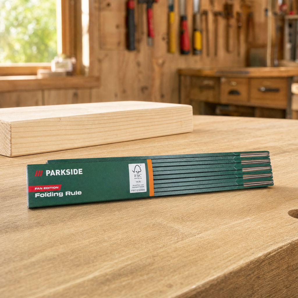 Parkside Fan Edition Metro Plegable de Madera 2 m