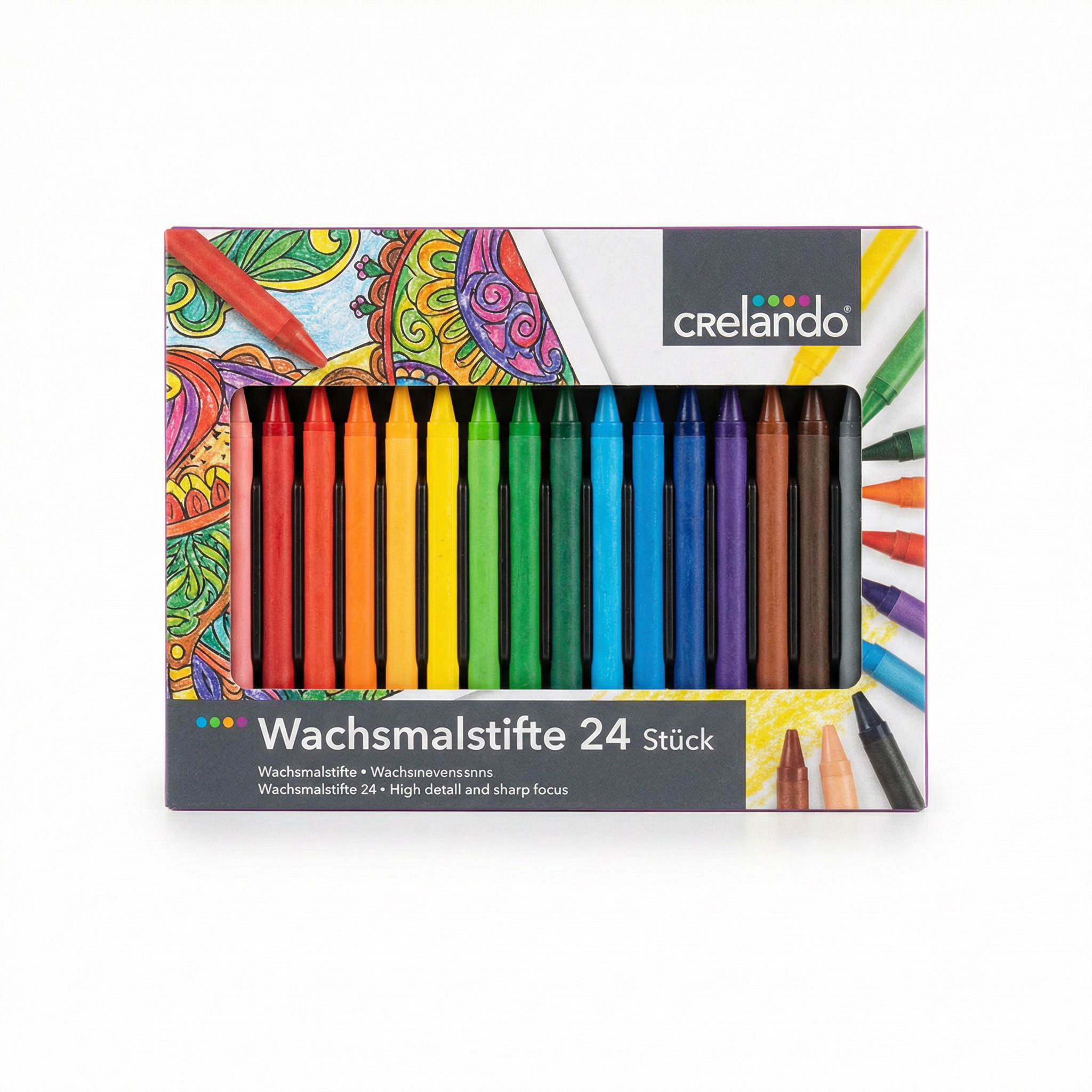 Ceras de Colores Crelando 24 uds