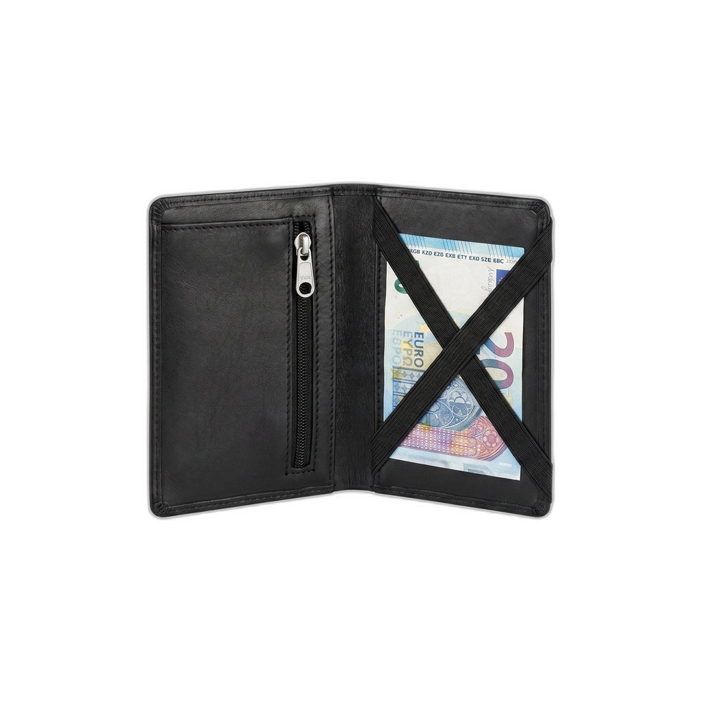 Cartera Mágica de Piel Livergy Premium — Cremallera YKK