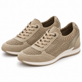 Zapatillas Xti 140092 beige de punto sobre fondo blanco
