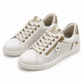 Zapatillas Xti 143624 blancas con detalles dorados, vista de producto