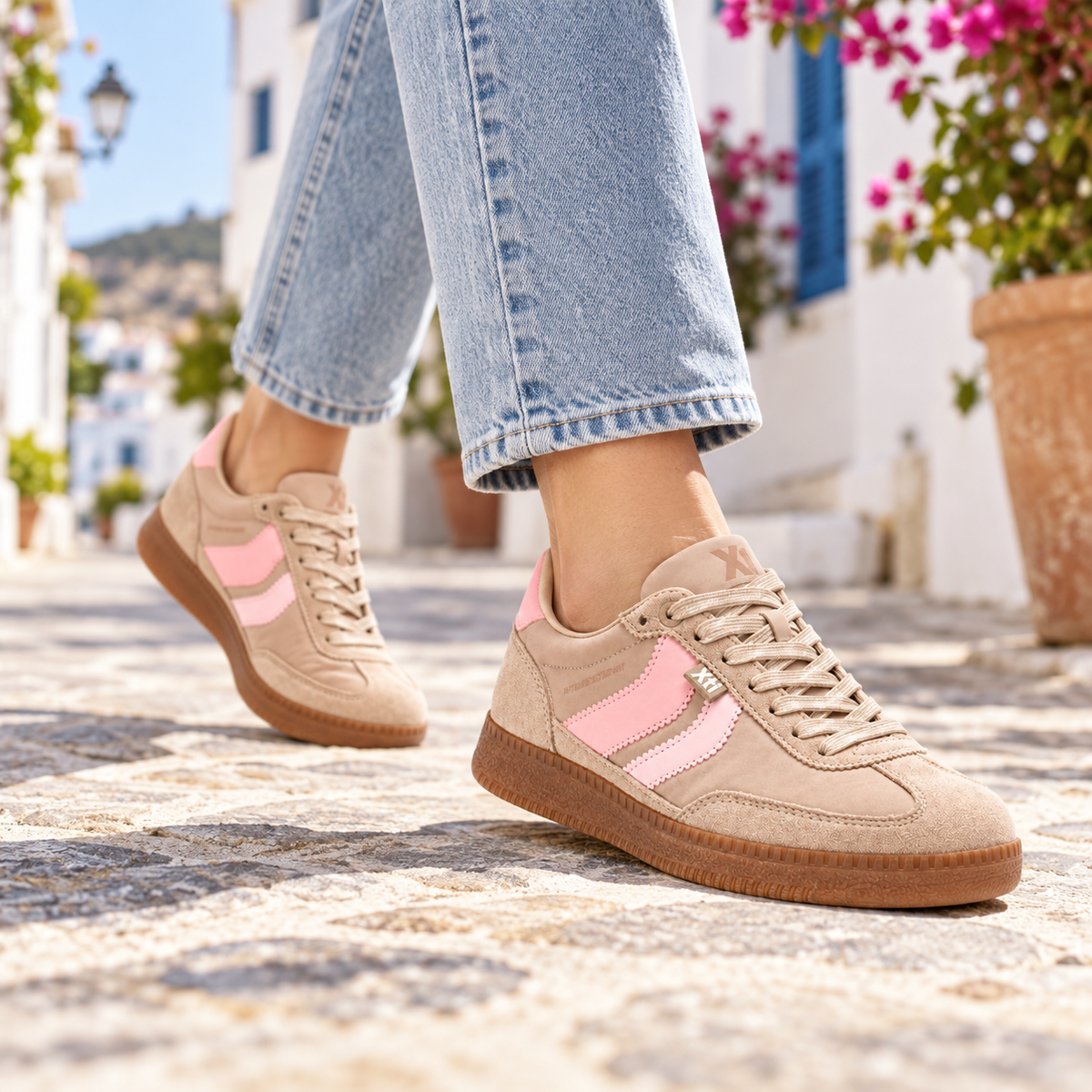 Xti 145052 beige y rosa - imagen de uso