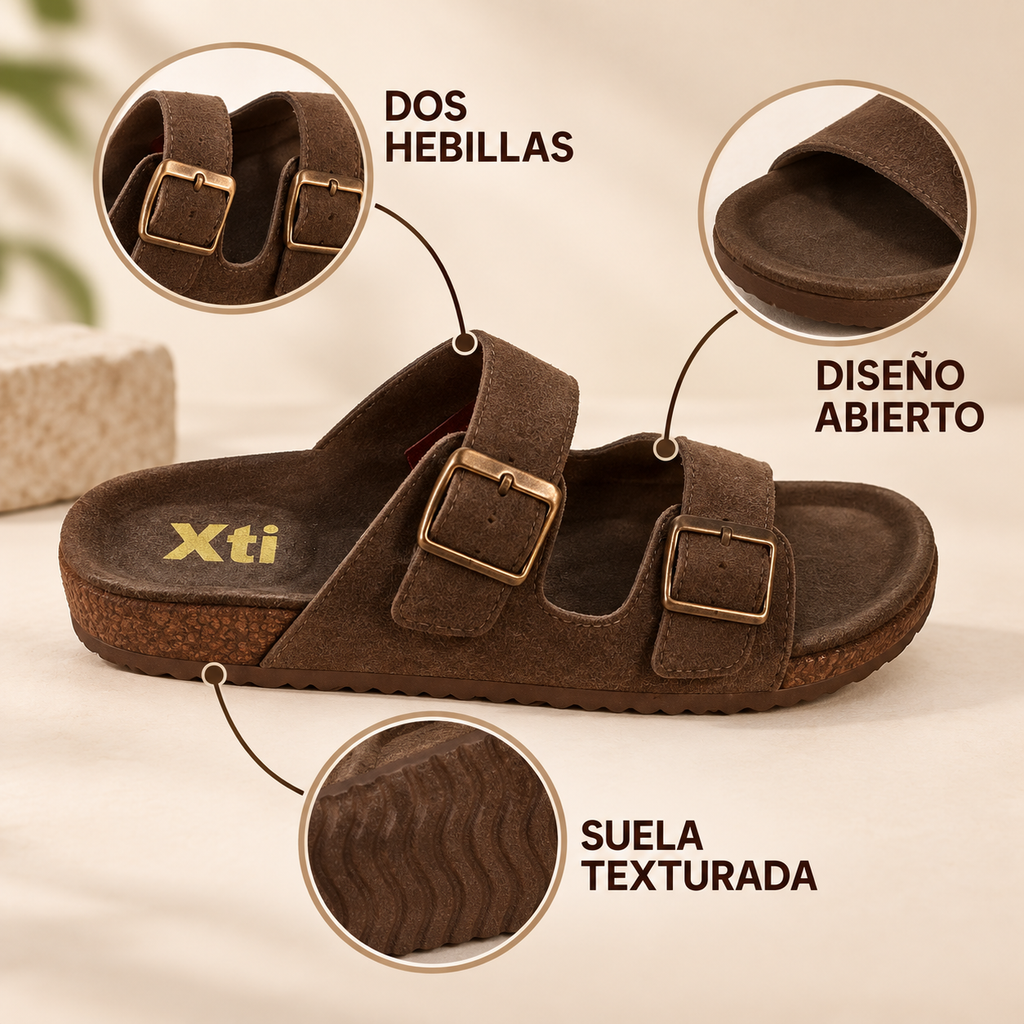 Características de las Sandalias Xti 17412 Taupe