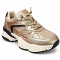 Zapatilla Xti Chunky Metalizada Oro y Negro Mujer, vista principal