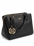 Bolso Xti negro con doble asa y colgante geométrico · principal