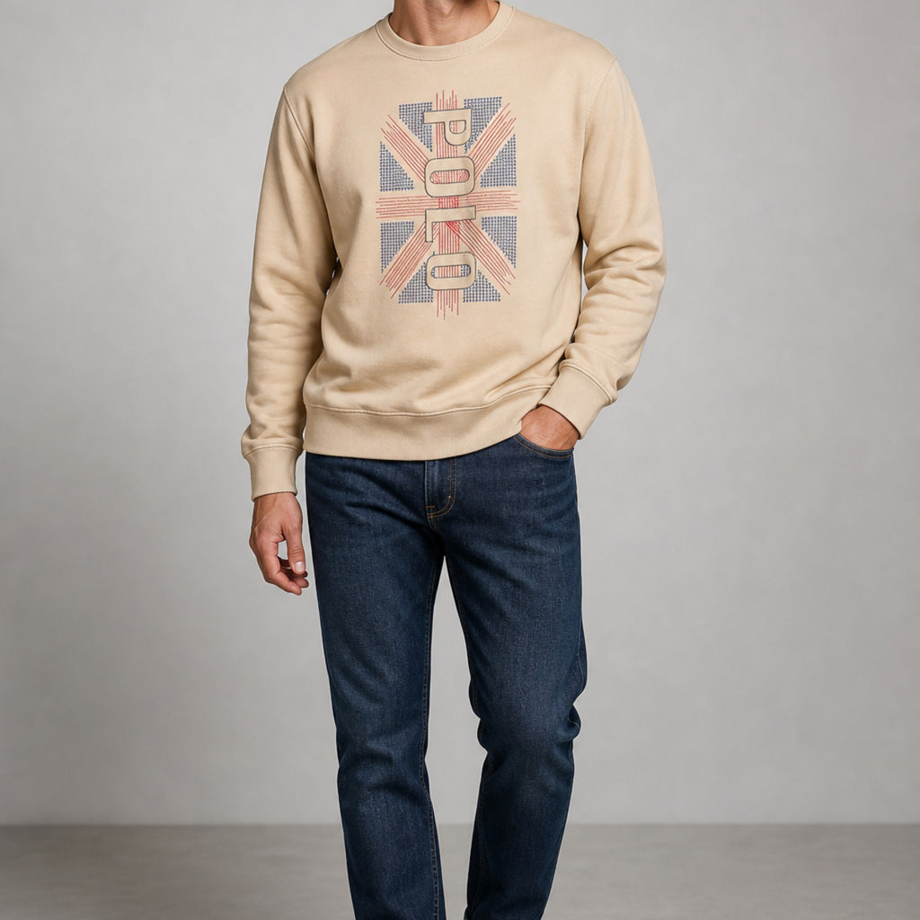 Sudadera The Klandestine Vintage Beige (Talla 2XL)
