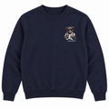Sudadera Yellow Skin azul marino con oso en pecho izquierdo · principal