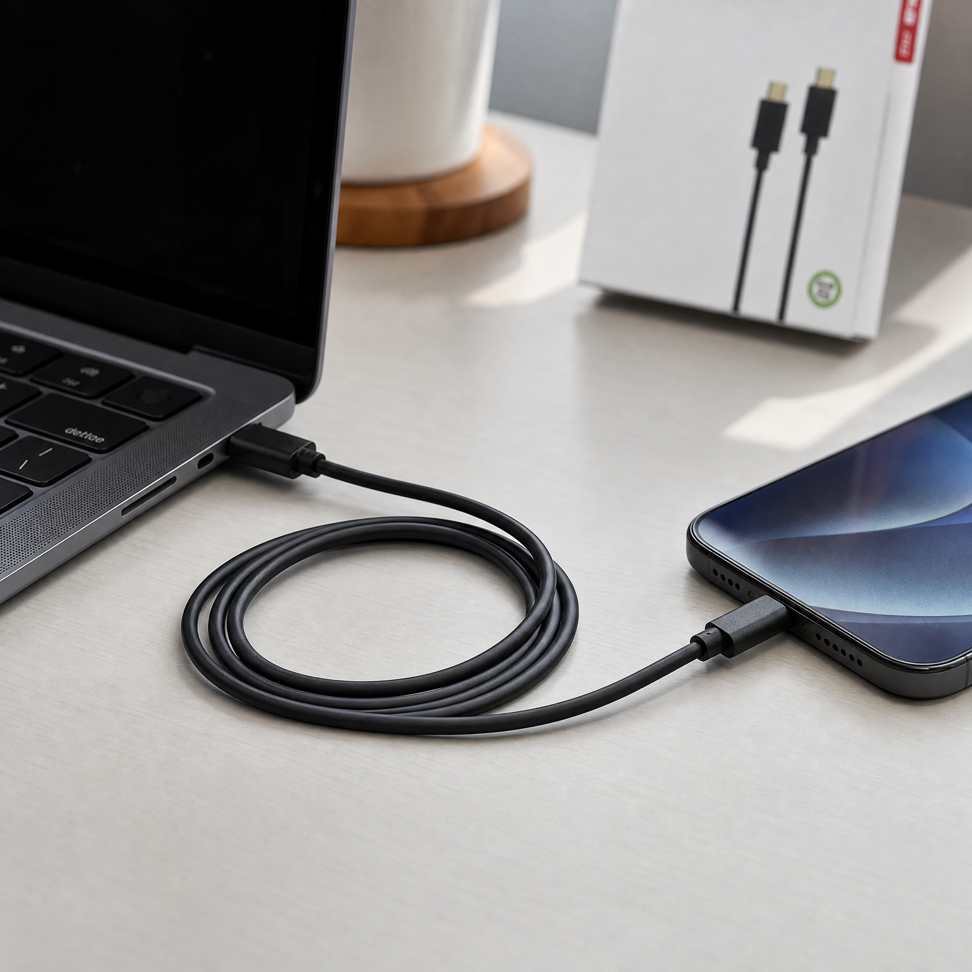 Hama Cable USB-C a USB-C 1 m — Negro