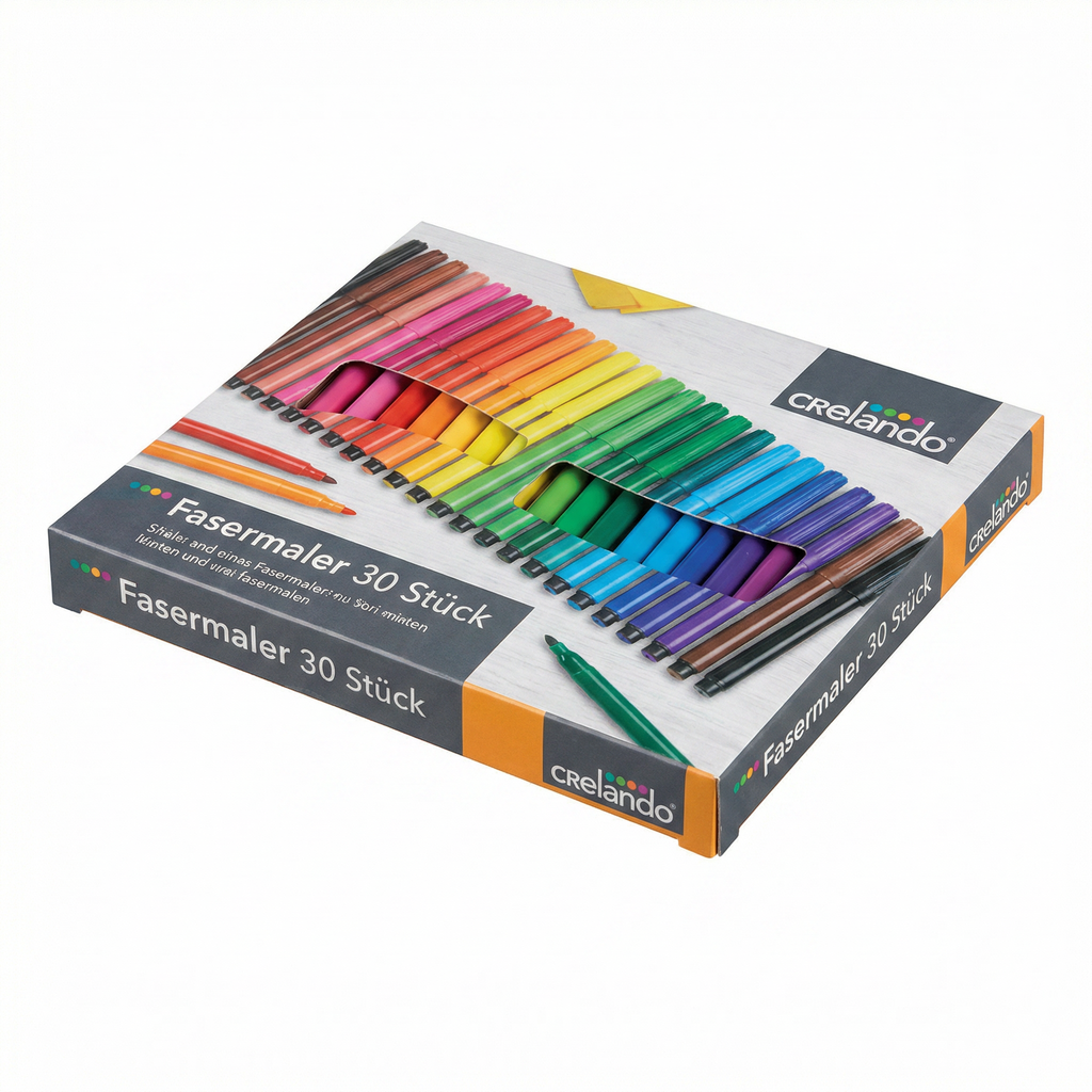 Rotuladores de Colores Crelando 30 uds